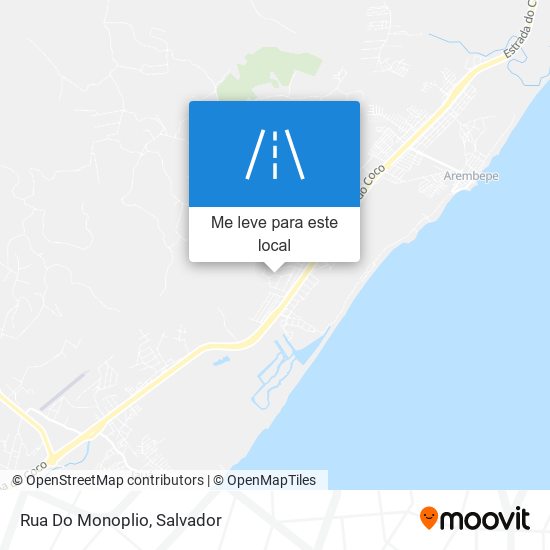 Rua Do Monoplio mapa