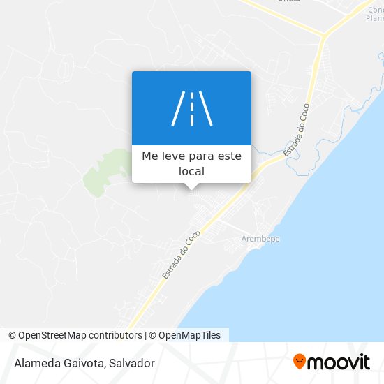 Alameda Gaivota mapa