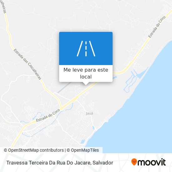 Travessa Terceira Da Rua Do Jacare mapa