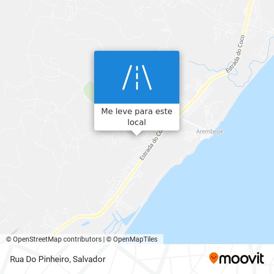 Rua Do Pinheiro mapa