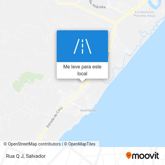 Rua Q J mapa