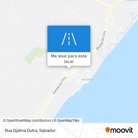 Rua Djalma Dutra mapa