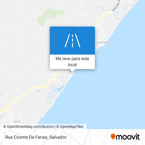 Rua Cosme De Farias mapa