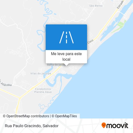 Rua Paulo Gracindo mapa