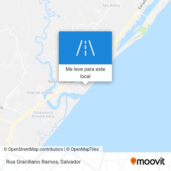 Rua Graciliano Ramos mapa