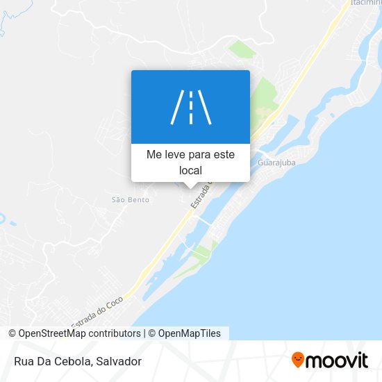 Rua Da Cebola mapa