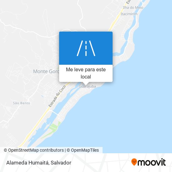 Alameda Humaitá mapa