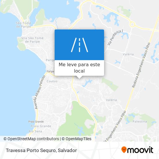 Travessa Porto Sequro mapa