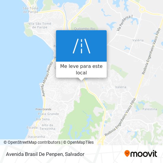 Avenida Brasil De Penpen mapa