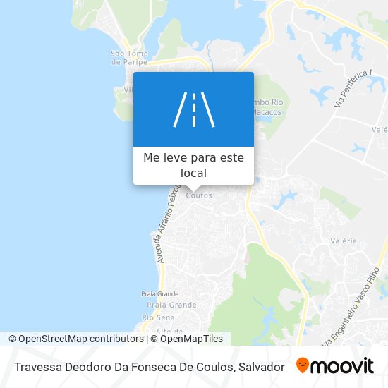 Travessa Deodoro Da Fonseca De Coulos mapa