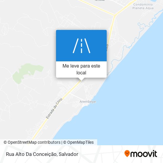 Rua Alto Da Conceição mapa