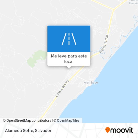 Alameda Sofre mapa