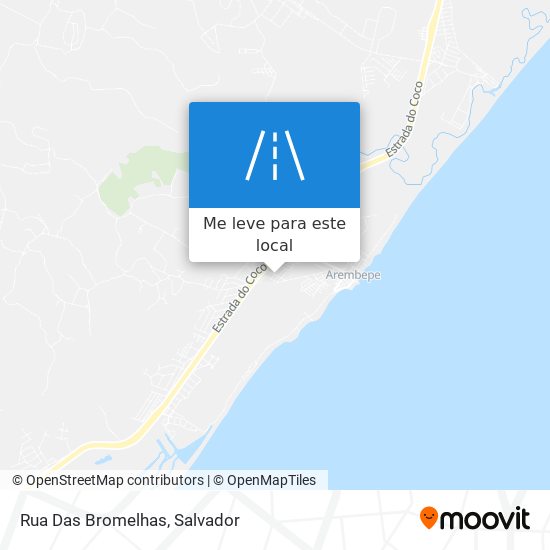 Rua Das Bromelhas mapa