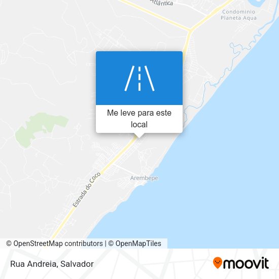 Rua Andreia mapa