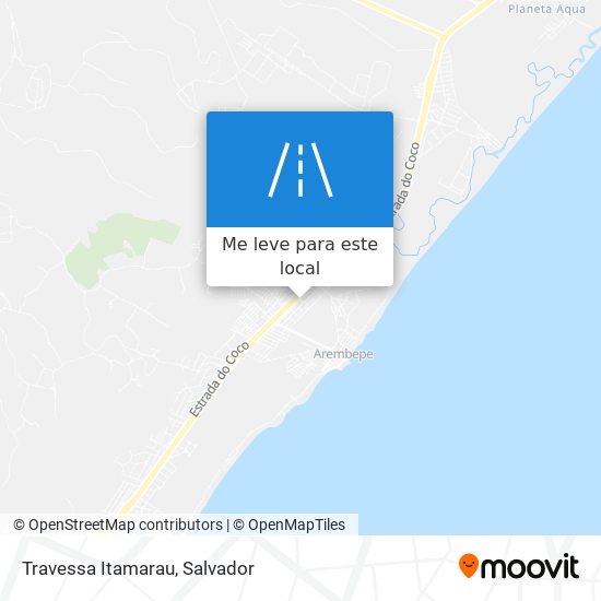 Travessa Itamarau mapa