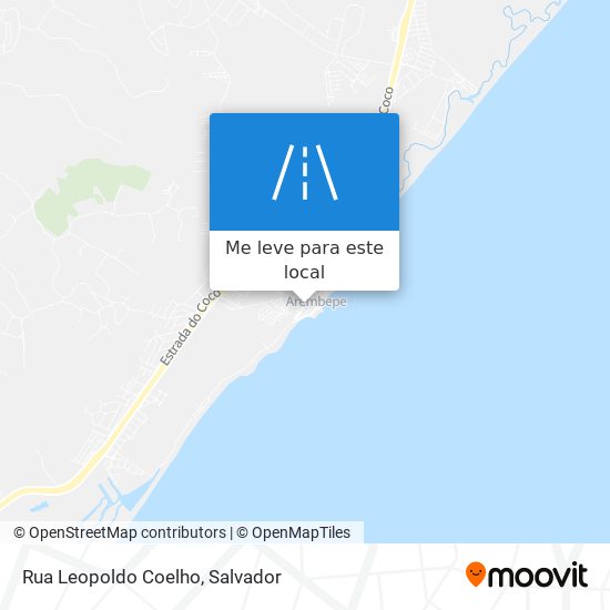 Rua Leopoldo Coelho mapa