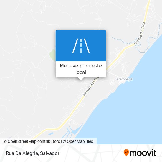 Rua Da Alegria mapa