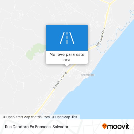 Rua Deodoro Fa Fonseca mapa