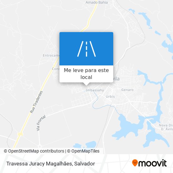 Travessa Juracy Magalhães mapa