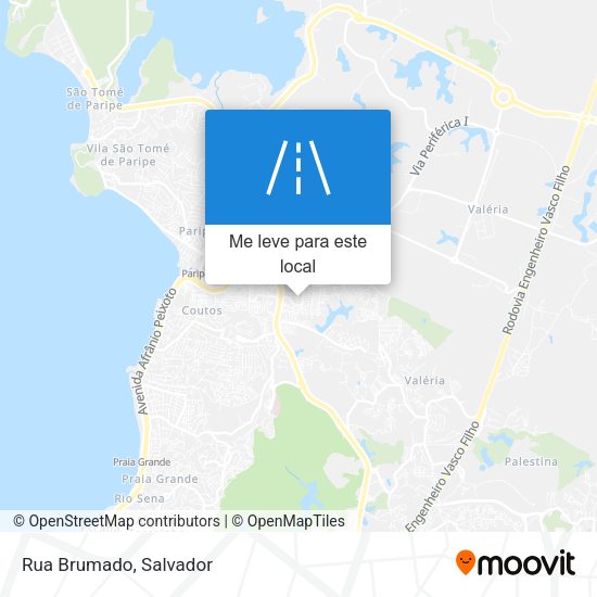 Rua Brumado mapa