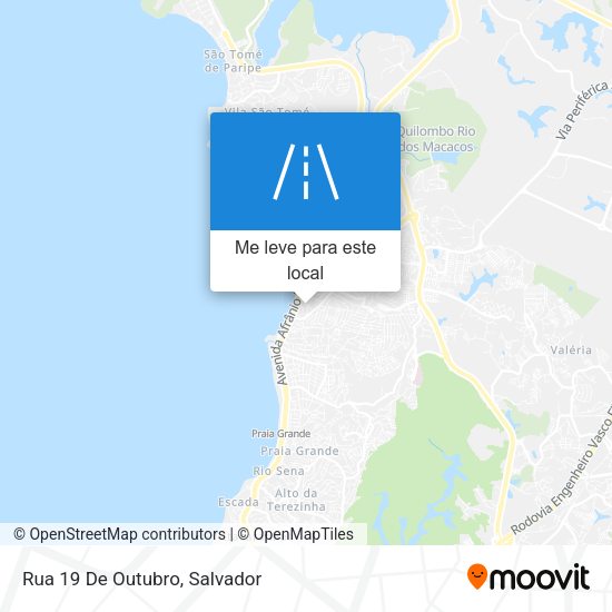 Rua 19 De Outubro mapa