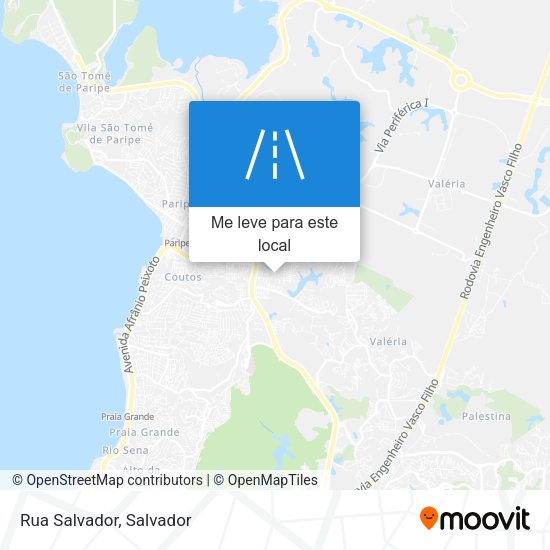 Rua Salvador mapa