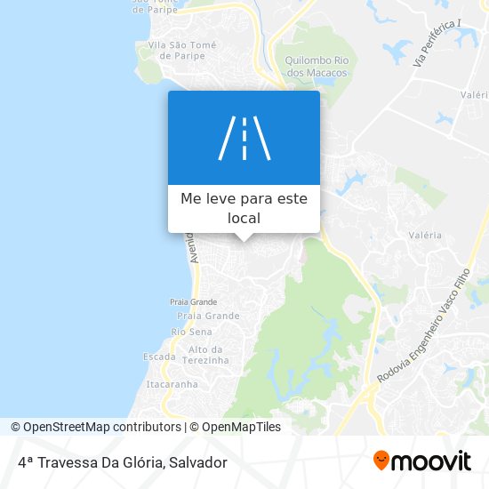 4ª Travessa Da Glória mapa