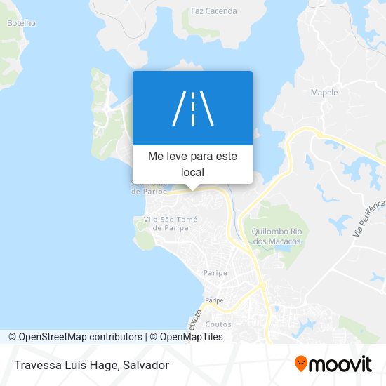 Travessa Luís Hage mapa