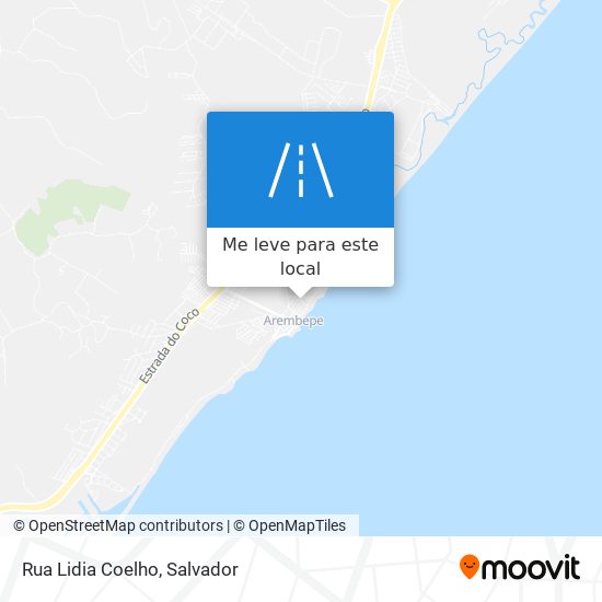 Rua Lidia Coelho mapa