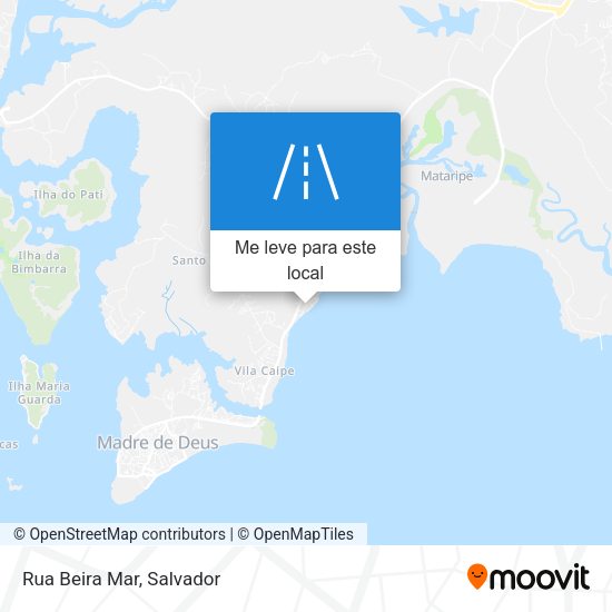 Rua Beira Mar mapa
