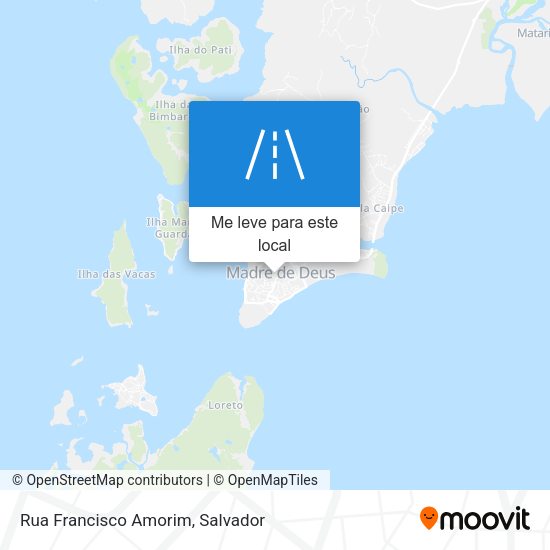 Rua Francisco Amorim mapa