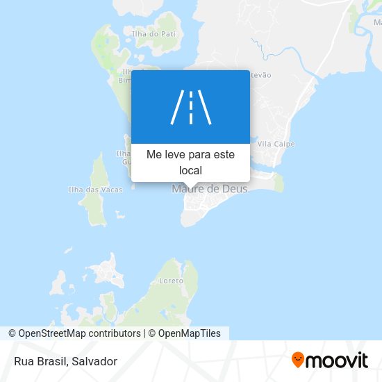 Rua Brasil mapa