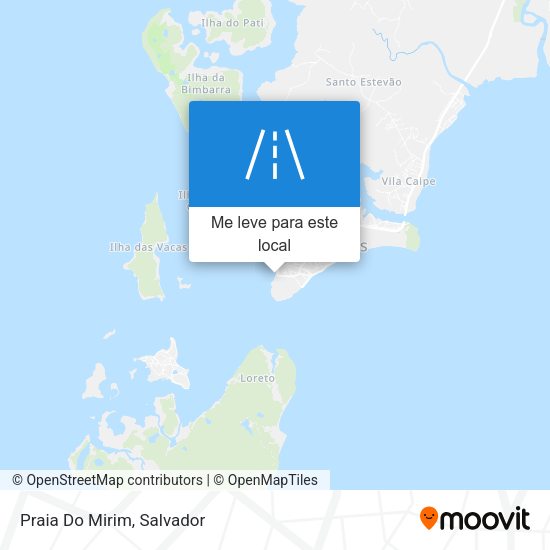 Praia Do Mirim mapa