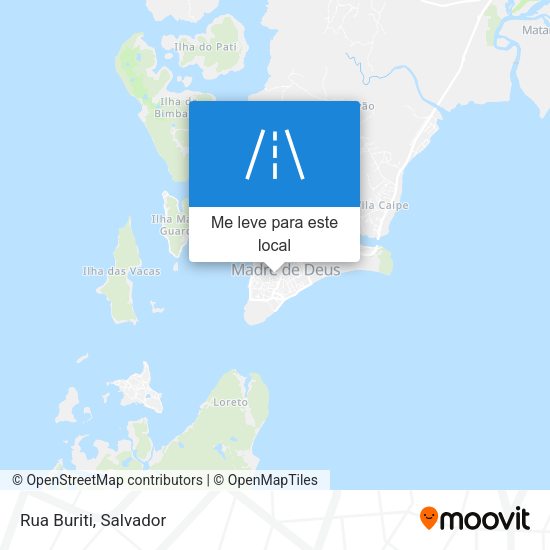 Rua Buriti mapa