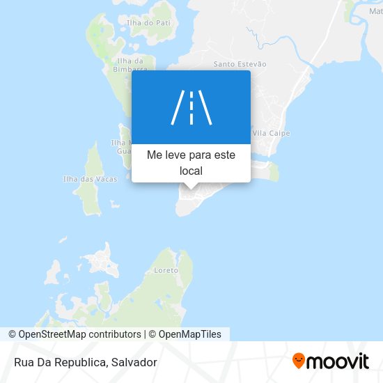 Rua Da Republica mapa
