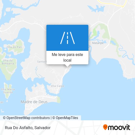Rua Do Asfalto mapa
