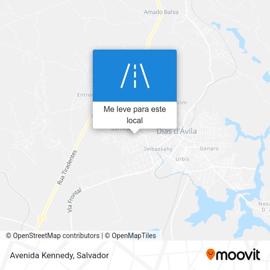 Avenida Kennedy mapa