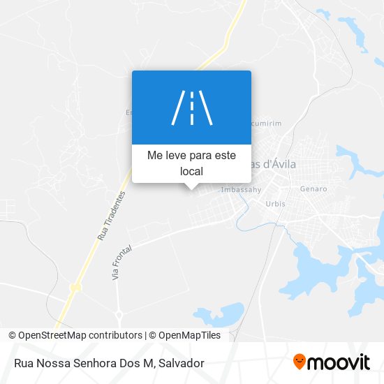 Rua Nossa Senhora Dos M mapa