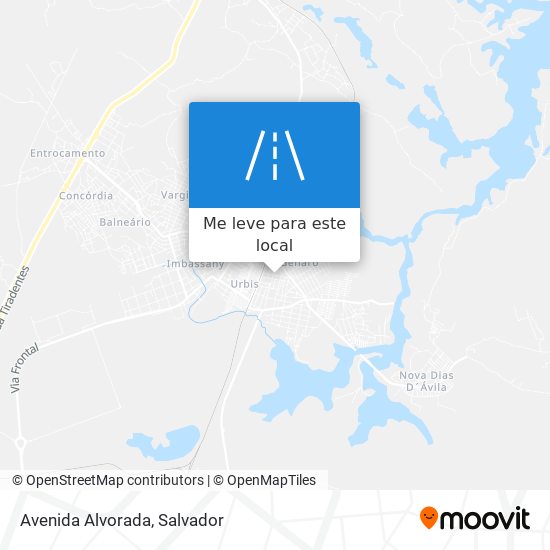 Avenida Alvorada mapa