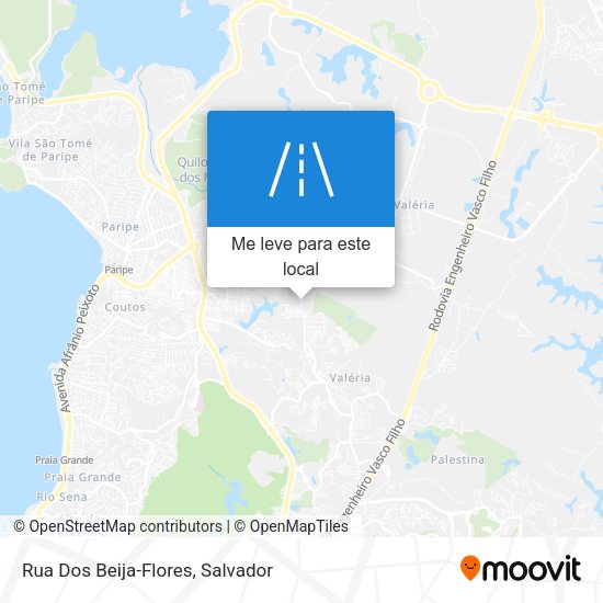 Rua Dos Beija-Flores mapa