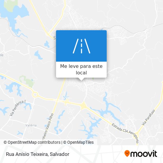Rua Anísio Teixeira mapa