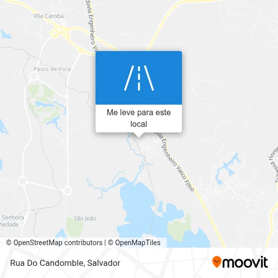 Rua Do Candomble mapa