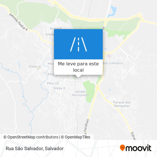 Rua São Salvador mapa