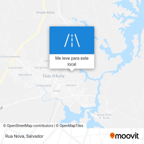 Rua Nova mapa