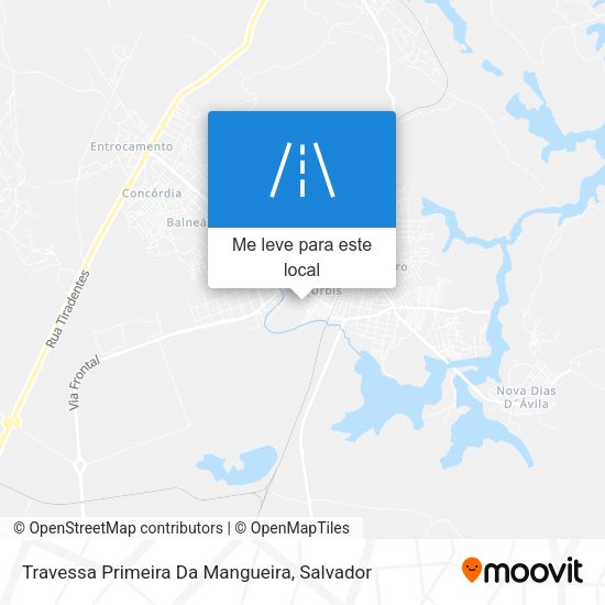 Travessa Primeira Da Mangueira mapa