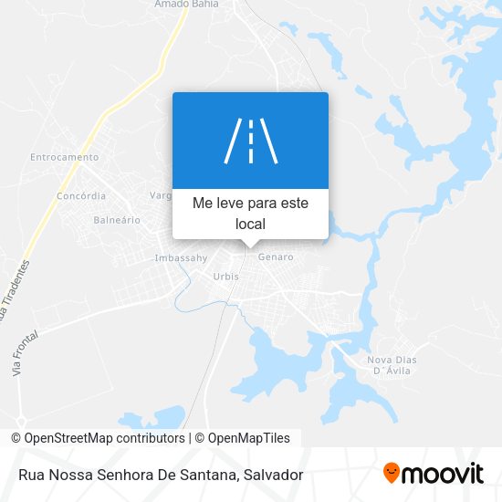Rua Nossa Senhora De Santana mapa