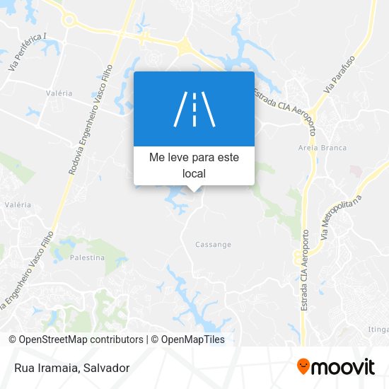 Rua Iramaia mapa