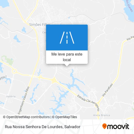 Rua Nossa Senhora De Lourdes mapa