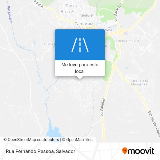 Rua Fernando Pessoa mapa