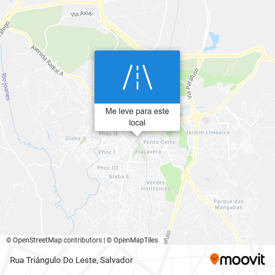 Rua Triângulo Do Leste mapa